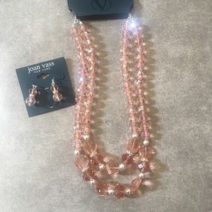 Joan Vass necklace with matching earrings 🌟